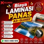 Biaya Laminasi Panas A3+ Glossy