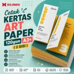 Cetak Kertas Art Paper 120gsm A3+ ( 2 sisi )