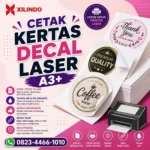 Cetak Kertas Decal Laser A3+