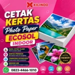 Cetak Kertas Photo Paper Ecosol Indoor