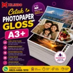 Cetak Kertas Photopaper Gloss A3+