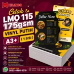 Cetak Kertas LMO 115 Vinyl Putih A3+ ( 1 sisi )