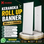 Kerangka Roll Up Banner 80cm x 200cm