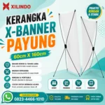 Kerangka X-Banner Payung 60cm X 160cm