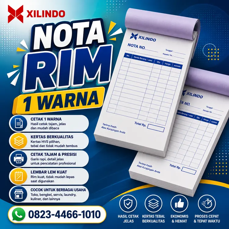 Nota Rim 1 Warna Nota Rim 1 Warna - Gambar 1