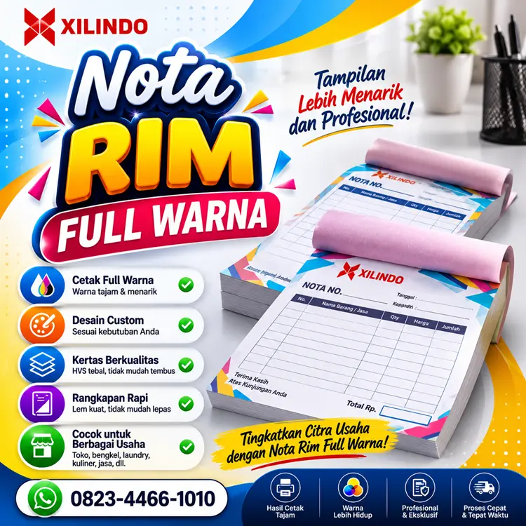 Nota Rim Full Warna Nota Rim Full Warna - Gambar 1