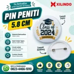 Pin Peniti 5.8 cm ( putih )
