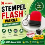 Stempel Flash Warna Gantungan Kunci