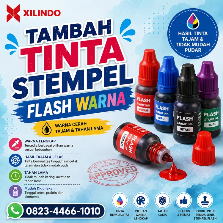 Tambah Tinta Stempel Flash Warna Tambah Tinta Stempel Flash Warna - Gambar 1